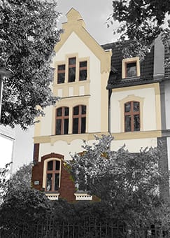 Mögliche Rekonstruktion anhand nachgewiesener
Farbtöne der ersten Fassungen (Quelle: B. Dreisow)