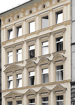 Mögliche Rekonstruktion der historischen Farbgestaltung anhand der Befunde (Quelle: B.Dreisow)