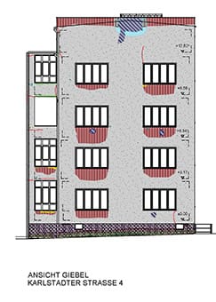 Schadenskartierung Karlstadter Straße (Kartierung mit metigo MAP, Planbasis: RETIS GmbH)